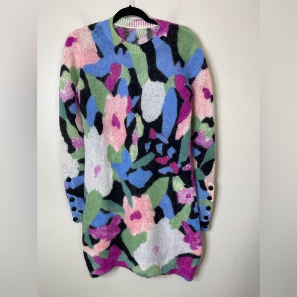 Colorful Abstract Knit Dress - Picture 5 of 13